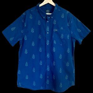 RVCA print short sleeve button-up